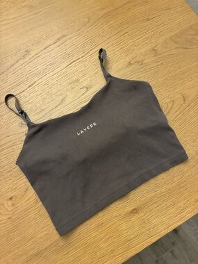 LAYERE Espresso Brown Sports Bra